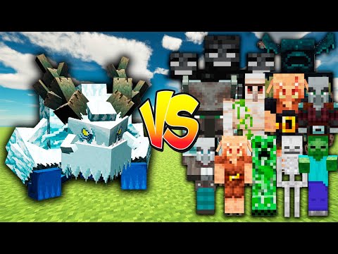 Frostmaw vs All Minecraft Mobs | Frostmaw Every Minecraft Mob