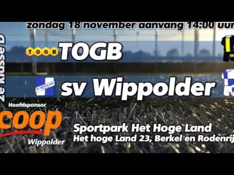 Vv Togb- Sv Wippolder op 18 nov. 2018