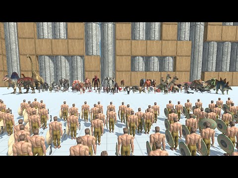 CRIXUS THE GAUL VS FACTION with same price - Animal Revolt Battle Simulator