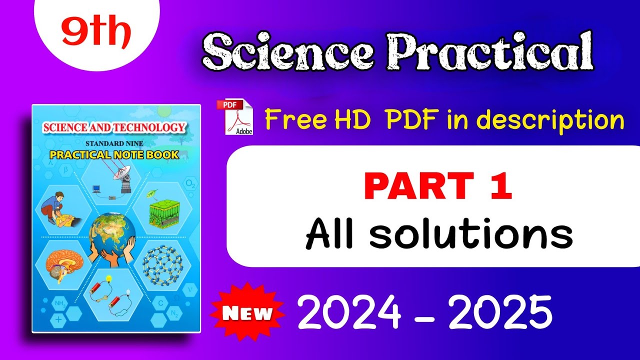 9th science practical book answers part 1 - class 9th science practical book answers pdf
