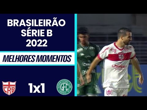 Melhores momentos | CRB 1x1 Guarani | Série B 2022 - 16ª Rodada (Premiere)