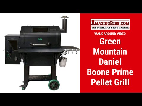 Green Mountain Daniel Boone Prime Pellet Grill Review - Part 1 AmazingRibs.com Walk Around Video