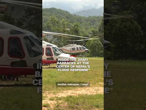 Inside the army barracks at the center of Nepal's flood response