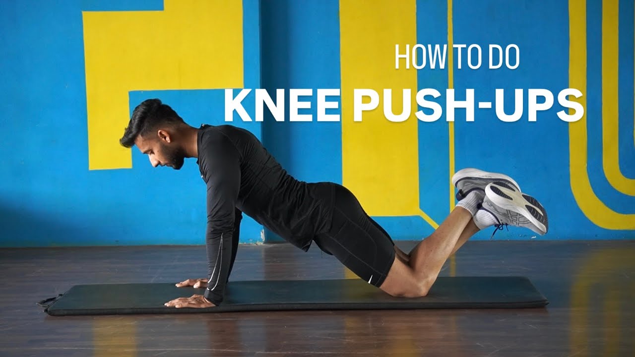 How To Do: KNEE PUSH-UPS - YouTube
