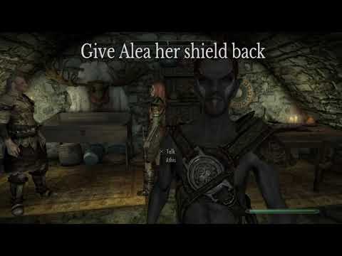 Keeping Vilkas's sword and Aela's shield - Skyrim's Rare Items