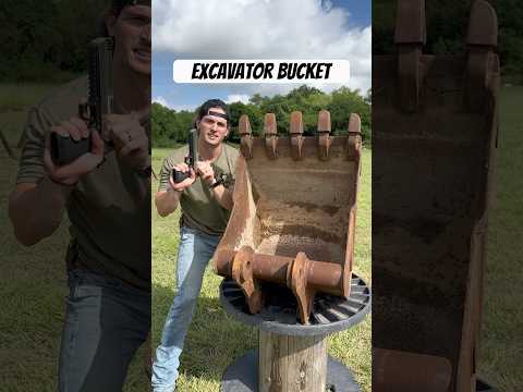 Can an Excavator Bucket Stop a 50 Cal Sniper Rifle?