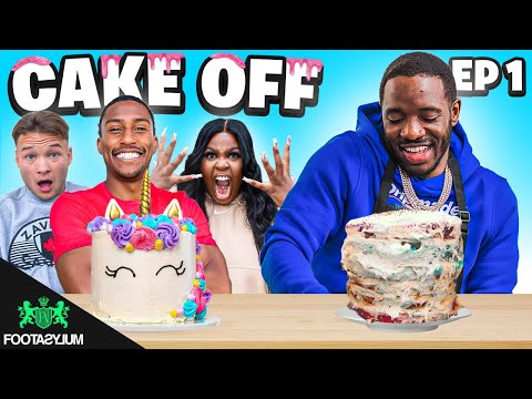 FILLY, NELLA AND JOHNNY EAT KONANS CAKE!! | Cake Off Ep1