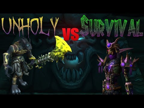 Class Duel : Unholy DK vs Survival Hunter | WoW Bfa 8.1.5