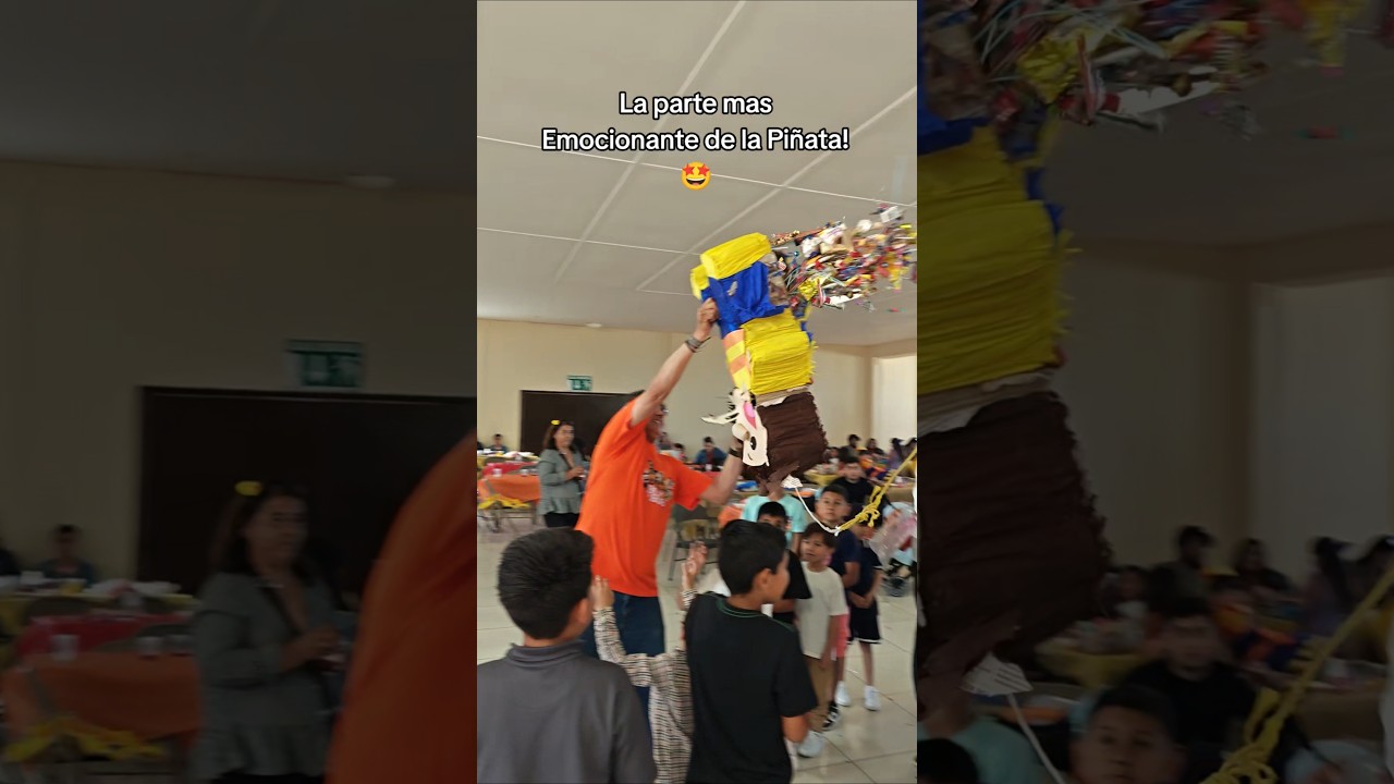 Lo más Emocionante de La Piñata! 😱 #dulces #candy #díadelniño