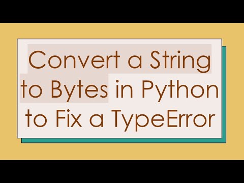 Python String To Byte Like Object