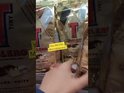 mini toblerone #shorts #toblerone #chocolate