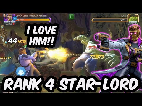 7 Star Rank 4 Stellar-Forged Star-Lord IS A BEAST!!! - Marvel Contest of Champions