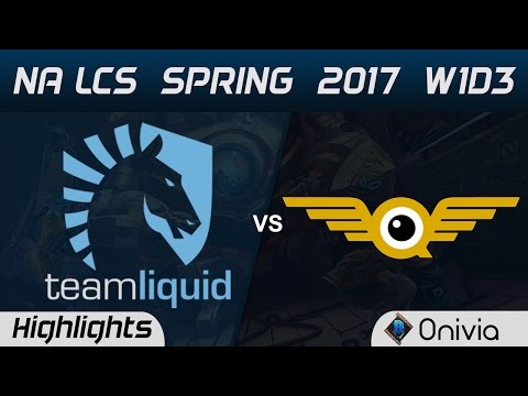 TL vs FLY Highlights Game 3 NA LCS Spring 2017 W1D3 Team Liquid vs FlyQuest