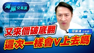 指數出現破底翻，但是扣除台積電之後，這還是個破底翻嗎?讓海豚帶你看加權指數的進階數據 (圖)