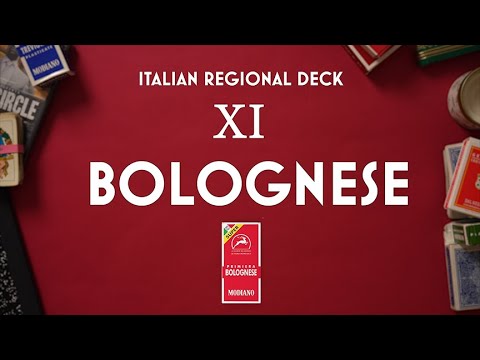 XI - Unboxing the PRIMIERA BOLOGNESE (Bologna) Italian Regional Card Deck. 11 of 16 Italian Decks.