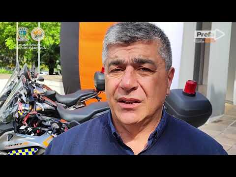 Foto AS PRIMEIRAS TRÊS MOTOS PARA A SECRETARIA DE SEGURANÇA E TRÂNSITO