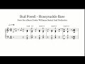 19 year old Bud Powell - Honeysuckle Rose (1944, with Cootie Williams) - Piano Transcription