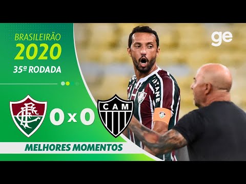 Gols e lances de Fluminense x Atlético Mineiro