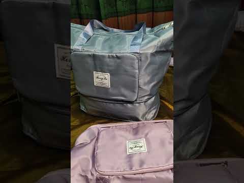 FOLDING TRAVEL BAG - PURPLE