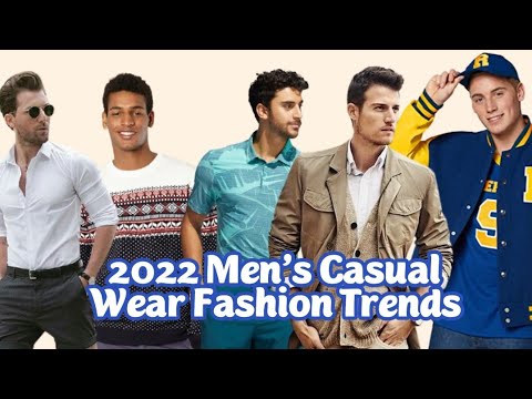 2022 Men's Casual Wear Fashion Trends #fashiontrends #2022