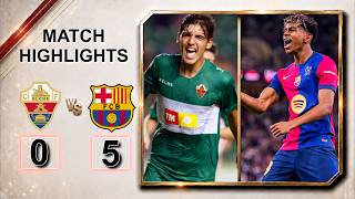 Elche 0-5 Barcelona | La Liga 2026/27 Highlights