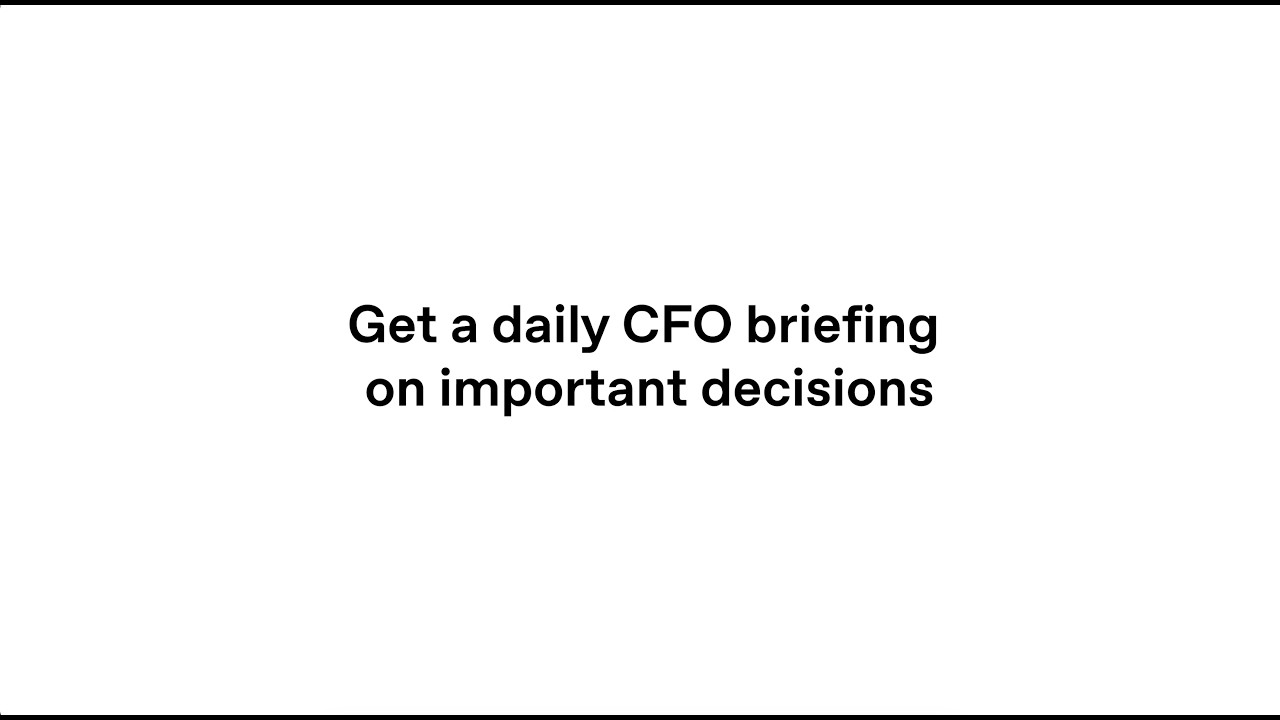 Get a daily CFO briefing with ChatGPT Work - OpenAI Youtube