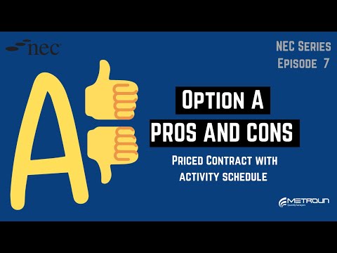 NEC3 & 4 Option A: Priced Contract with Activity Schedule