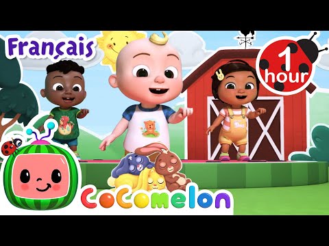 Hop les petits lapins | Chansons pour Bébés | CoComelon - Danse et Joue