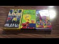 My Three VHS Tapes For My Reactions To My New VCR