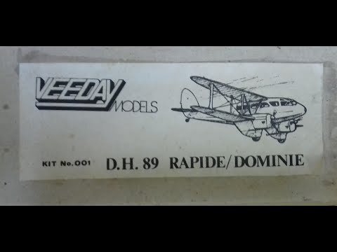 IS THIS THE WORST 1/72 MODEL KIT EVER? 1970'S VEEDAY MODELS KIT 001 DE HAVILLAND DH89 RAPIDE/DOMINIE
