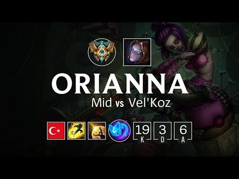 Orianna Mid vs Vel'Koz - TR Challenger Patch 8.16