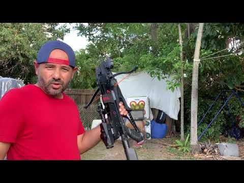 Crossbow Adder penetrating coconuts