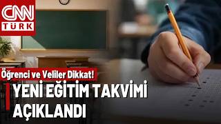 2026-2027 Okul Takvimi Açıklandı! İlk Ders Zili Ne Zaman Çalacak? İşte