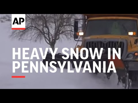 Heavy snow in Pennsylvania