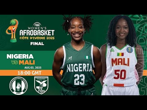 Nigeria vs Mali | FIBA Women's AfroBasket 2025 FINAL Live Score