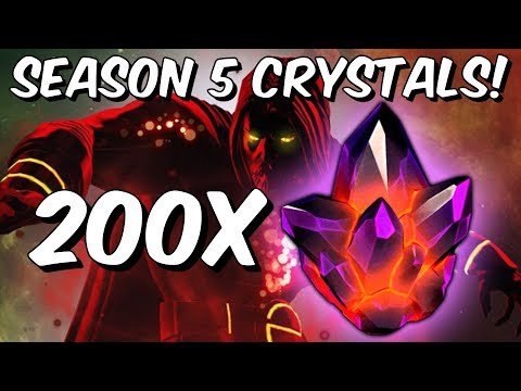200x Map 6 Season 5 Alliance Quest Crystal Opening - Marvel Contest Of Champions