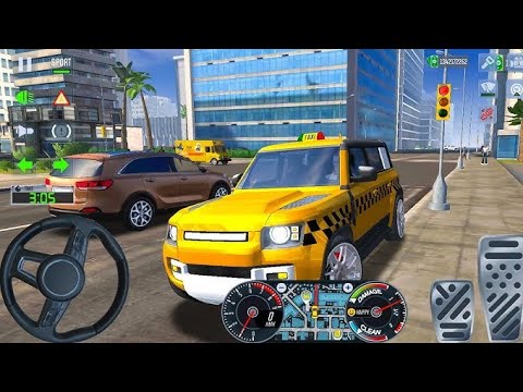 Taxi Sim 2020 🚖👮‍♂️ CITY CAR 4X4 BEACH UBER DRIVER GAME - Car Games 3D Android iOS