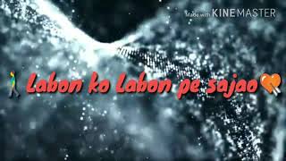 Labon Ko - KK(Bhool bhulaiyaa) lyrics - YouTube