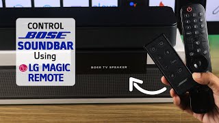 How to Control Bose Soundbar Using LG TV Remote! [TV Speaker]