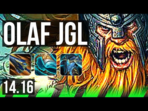 OLAF vs IVERN (JGL) | 78% winrate, 13/2/7, Godlike | EUW Challenger | 14.16