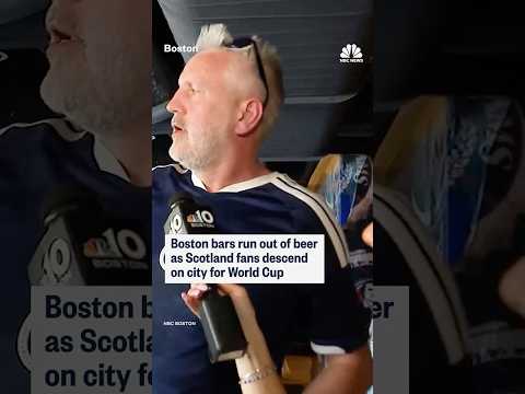 Boston bars run out of beer as Scotland fans descend on city for World Cup