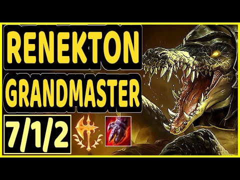 DOXY (RENEKTON) - 7/1/2 KDA GAMEPLAY - EUW Ranked GRANDMASTER