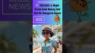 $25,000-a-Night Cruise Suite Nearly Sold Out for Inaugural Season #cruiseline #cruiselife