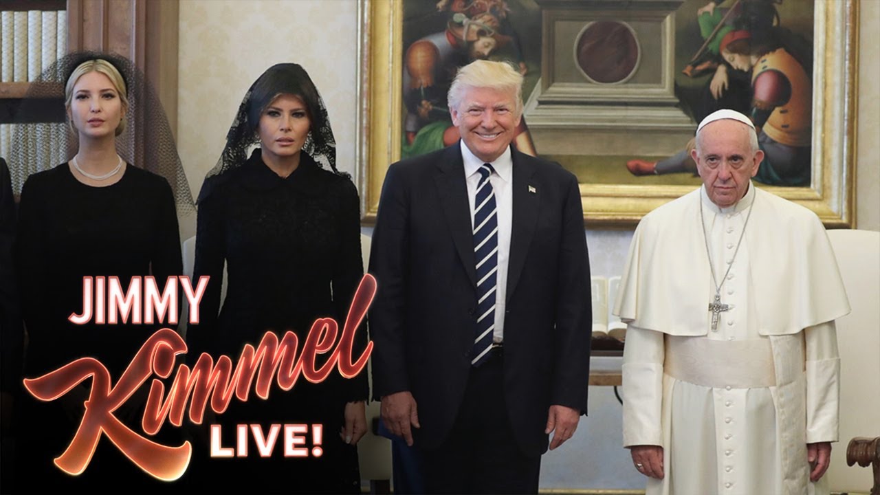 Jimmy Kimmel on Trumpâ€™s Visit with the Pope - YouTube