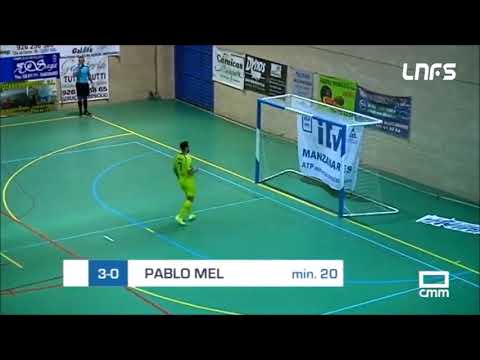 Gol Pablo Mel (3-0) Manzanares FS - Gran Canaria. J17, 2Div. LNFS