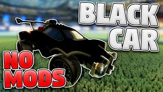 How To Make An ALL BLACK CAR On Rocket League! NO MODS