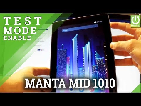 MMI Test Mode MANTA MID1010 3G - Open / Quit Manta Test Mode