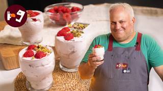 MOUSSE DE FRAMBUESA fácil: mezcla, enfría y listo
