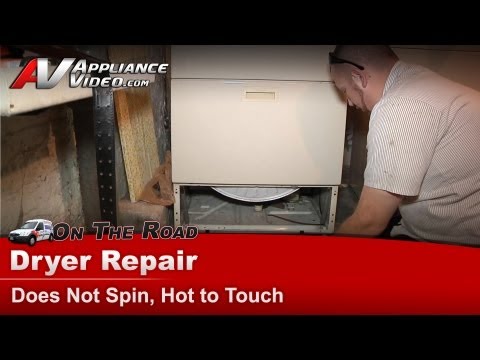 Whirlpool Dryer Repair - Does Not Spin - Dryer Drum Belt