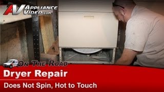 Whirlpool Dryer Repair - Does Not Spin - Dryer Drum Belt